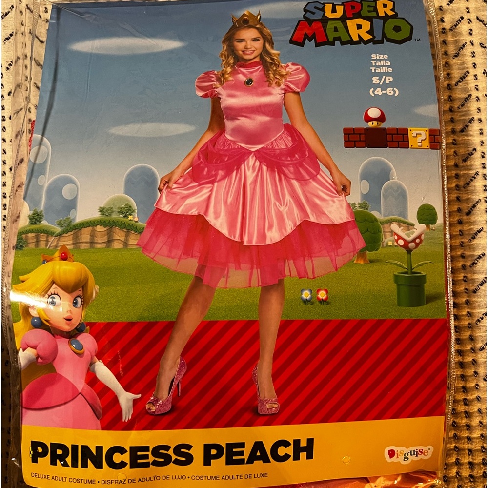 Princess peach adult costume